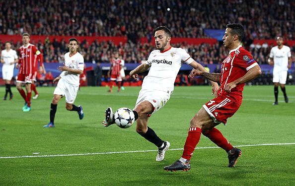 Sevilla FC v Bayern Muenchen - UEFA Champions League Quarter Final Leg One